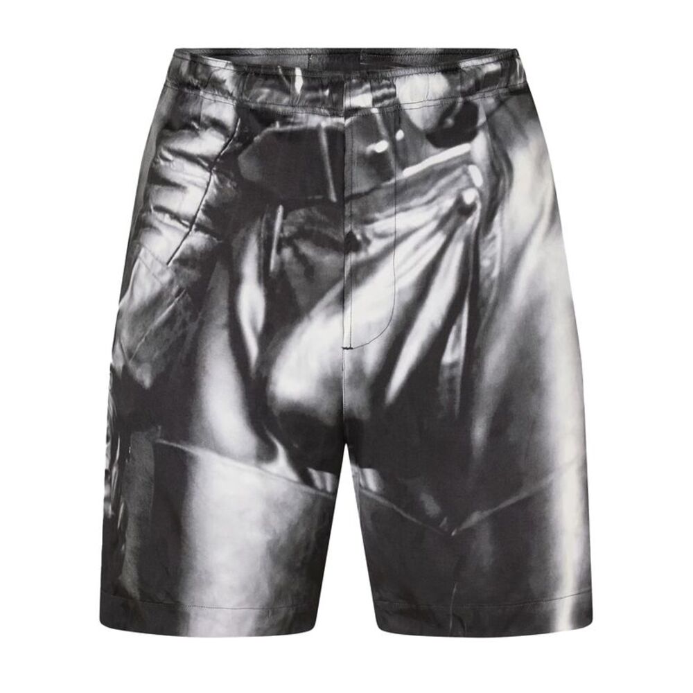 Diesel Unisex Adult Graphic Print Regular Casual Shorts / Black